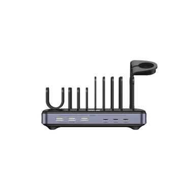 Unitek Laddstation med 3 x USB-A 20W, 3 x USB-C PD 60W, 80W.