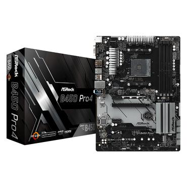 ASRock B450 Pro4 - bundkort - ATX - Socket AM4 - AMD B450