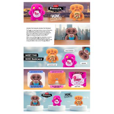 ZURU Fuggler Mini Rascals 23 cm sortiment serie 1 (dobbelt så sjov)