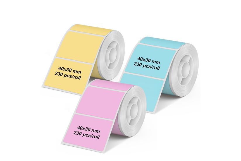 Olympia 6323 print etiket Flerfarvet Selvkl&aelig;bende printeretiket