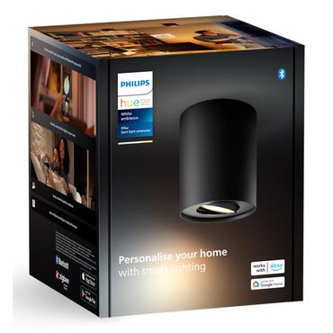 Philips Hue White Amb. Pillar Spot 1flg schwarz 350lm Erweit