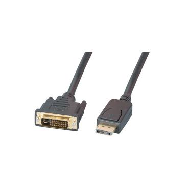 EFB Elektronik K5564SW.1V2 videokabel adapter 1 m DVI DisplayPort Sort