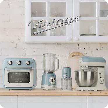 Ariete 1389 Vintage - kaffemaskin med mj&ouml;lkskummare - 15 bar - ljusbl&aring;