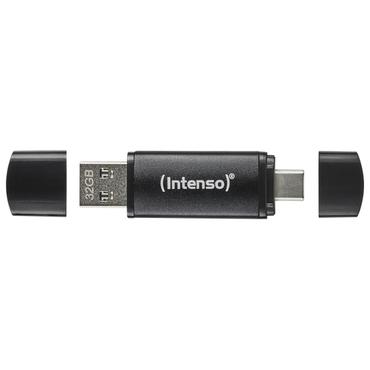 Intenso USB-minne - 128 GB - 3.2 Gen 1x1 - USB Type-A / USB Type-C - 70 MB/s - Keps