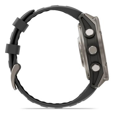 Garmin fēnix 8 Pro 3,56 cm (1.4") AMOLED 47 mm Digital 454 x 454 pixel Ber&oslash;ringssk&aelig;rm Grafit, Titanium Wi-Fi GPS (satellit)