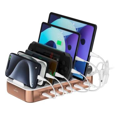 4smarts 541280 oplader til mobil enhed Universel Kobberfarve, Hvid Vekselstr&oslash;m Hurtig opladning Indend&oslash;rs