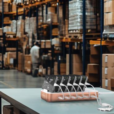 4smarts 541280 oplader til mobil enhed Universel Kobberfarve, Hvid Vekselstr&oslash;m Hurtig opladning Indend&oslash;rs