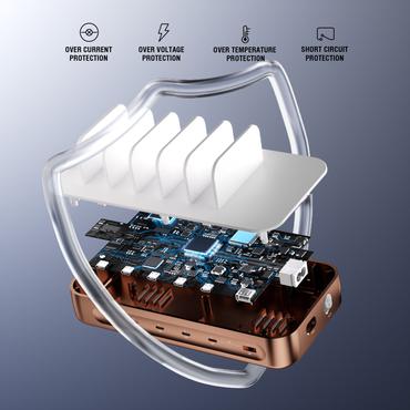 4smarts 541280 oplader til mobil enhed Universel Kobberfarve, Hvid Vekselstr&oslash;m Hurtig opladning Indend&oslash;rs