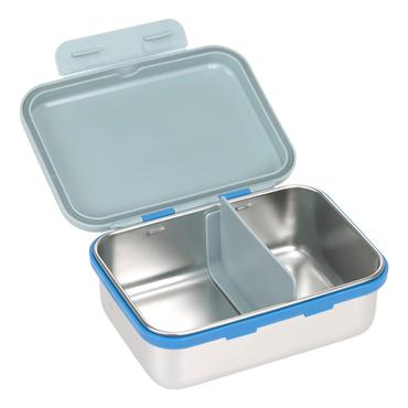 Lässig Sunny Explorer Frokostbeholder 1,17 L Polypropylen (PP), Silikone, Rustfrit stål Blå, Grøn 1 stk