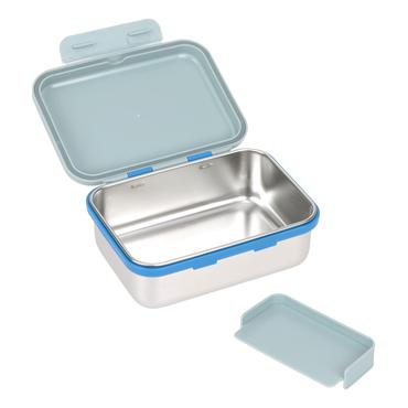 Lässig Sunny Explorer Frokostbeholder 1,17 L Polypropylen (PP), Silikone, Rustfrit stål Blå, Grøn 1 stk