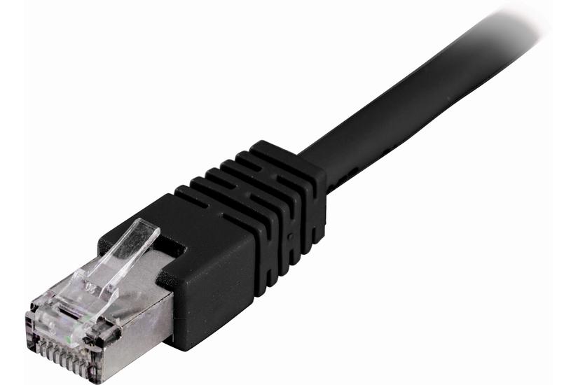 DELTACO STP-630 - patch-kabel - 30 m - svart