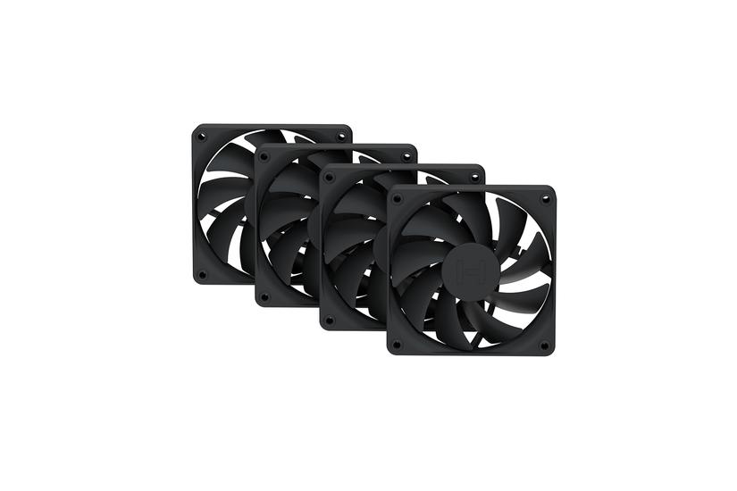 HYTE Processorfläkt - 120 mm - 4-pin PWM - 1500 RPM - Pitch Black