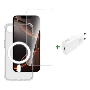 4smarts - 3-in-1 Premium Starter Set - baksidesskydd för mobiltelefon