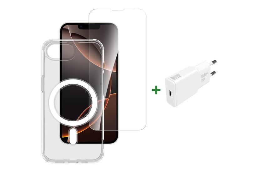 4smarts - 3-in-1 Premium Starter Set - baksidesskydd för mobiltelefon