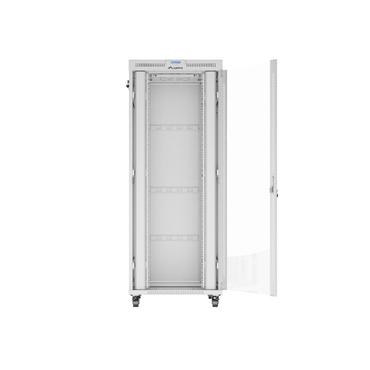 Lanberg FF01 series V2 - rack - 800 x 1000, platt paket, med glasd&ouml;rr - 42U