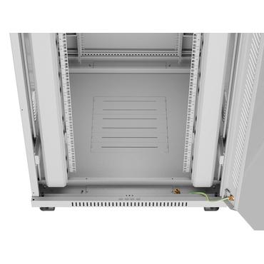 Lanberg FF01 series V2 - rack - 800 x 1000, platt paket, med glasd&ouml;rr - 42U