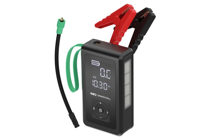 Green Cell CJSGC03 powerbank Lithium-Ion (Li-Ion) 8000 mAh Sort, Lysegrøn