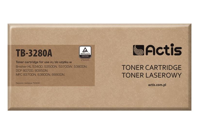 Actis Tonerpatron TB-3280A (erstatning Brother TN-3280; Standard; 8000 sider; sort)
