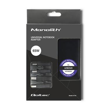 Qoltec - strømforsyningsadapter - 65 Watt