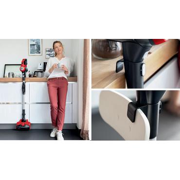 Bosch Unlimited 7 ProAnimal BBS711ANM - dammsugare - sladdl&ouml;s - skaft/handh&aring;llen - 1 batteri, laddare medf&ouml;ljer - r&ouml;d