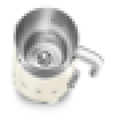 SMEG MFF11CREU i 50-talsstil, rostfritt stål, krämig