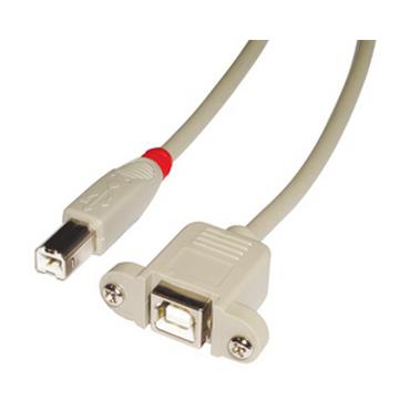 Lindy 31801 USB-kabel USB 2.0 1 m USB B Gr&aring;