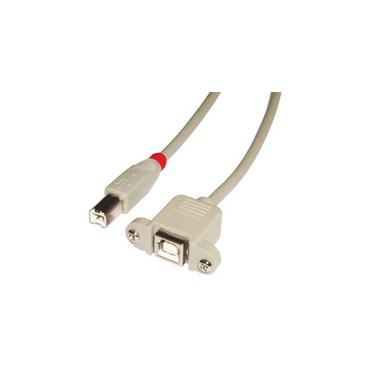 Lindy 31801 USB-kabel USB 2.0 1 m USB B Gr&aring;