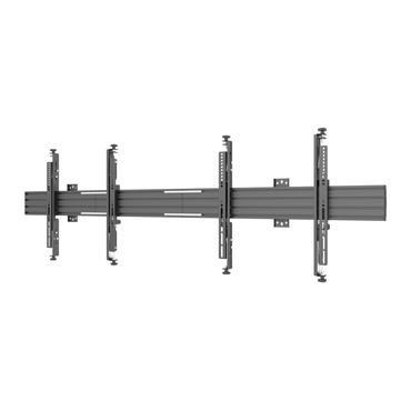 Multibrackets M Pro MBW2U konsol - mikrojustering - för 2 LCD-bildskärmar - svart