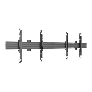 Multibrackets M Pro MBW2U konsol - mikrojustering - för 2 LCD-bildskärmar - svart