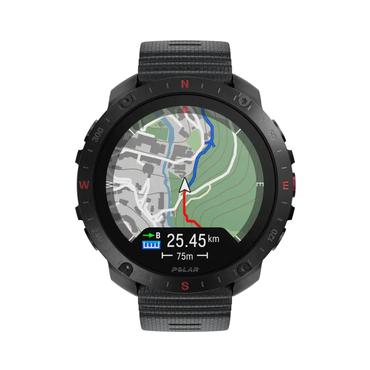 Polar Grit X2 Pro 3,53 cm (1.39") AMOLED 48.6 mm Digital 454 x 454 pixel Berøringsskærm Sort GPS (satellit)