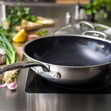 GreenPan Premiere  Wok 30 cm Edelstahl