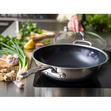 GreenPan Premiere  Wok 30 cm Edelstahl