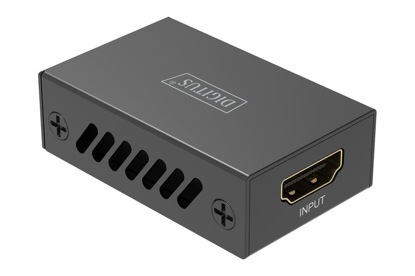 DIGITUS HDMI Repeater - f&ouml;rl&auml;ngd r&auml;ckvidd f&ouml;r audio/video - HDMI