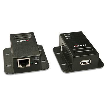 LINDY USB 2.0 Cat.5 Extender With Power Over