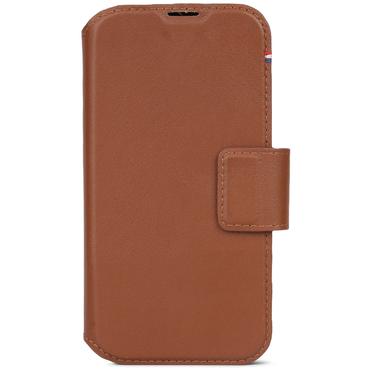 Decoded Leather Detachable Wallet für iPhone 15 Plus Tan
