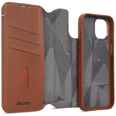 Decoded Leather Detachable Wallet für iPhone 15 Plus Tan