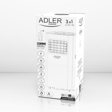 Adler AD 7924 Mobil luftkonditioneringsanlæg 63 dB Hvid