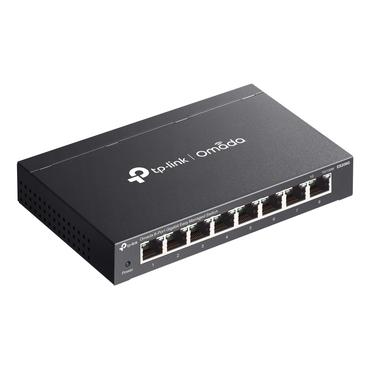 TP-Link Omada ES208G netværksswitch Administreret L2 Gigabit Ethernet (10/100/1000) Sort
