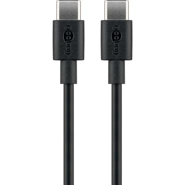 Goobay 51243 USB-kabel USB 2.0 2 m USB C Sort