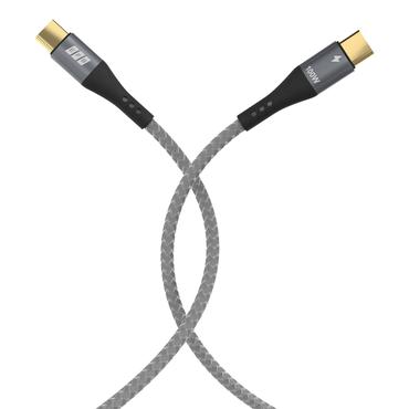 EFB USB-C Kabel 100W PD 3.0 5A E-Marker Chip 3m grau