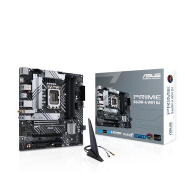 ASUS PRIME B660M-A WIFI D4 - bundkort - micro ATX - LGA1700 sokkel - B660