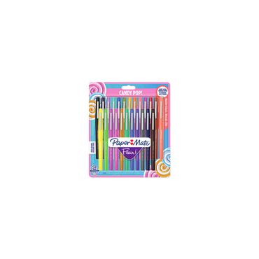Papermate Flair Candy Pop Lukket gelepen Mellem Flerfarvet 24 stk