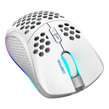 DELTACO GAMING WM80 - mus - USB, 2.4 GHz - vit