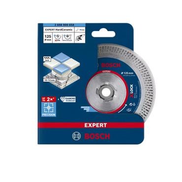 Bosch Expert HardCeramic X-Lock diamantsk&aelig;reskive - for h&aring;rd flise, h&aring;rd sten
