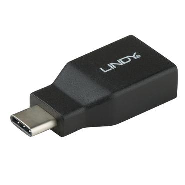 Lindy 41899 kabel k&oslash;nsskifter USB 3.1-C USB 3.1-A Sort