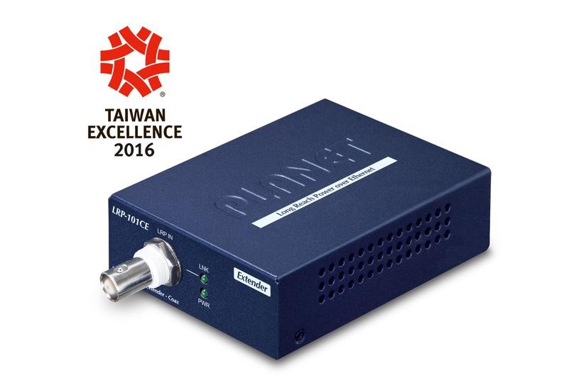 PLANET LRP-101CE netværk forlænger Netværkssender Blå 100 Mbit/s