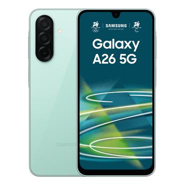 Samsung Galaxy A26 17 cm (6.7") Hybrid Dual SIM Android 15 5G USB Type-C 8 GB 256 GB 5000 mAh Mintfarve