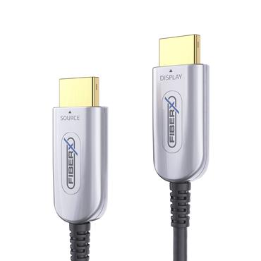 FiberX FX-I350-010 HDMI-kabel 10 m HDMI Type A (Standard) Sort, S&oslash;lv