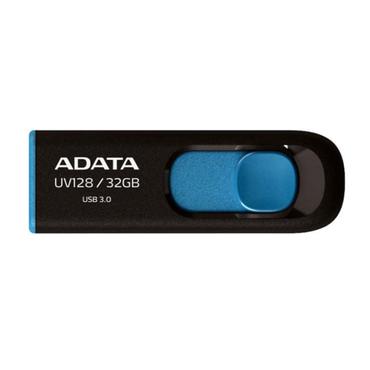 ADATA DashDrive UV128 128GB USB-nøgle USB Type-A 3.2 Gen 1 (3.1 Gen 1) Sort, Blå