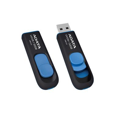 ADATA DashDrive UV128 128GB USB-nøgle USB Type-A 3.2 Gen 1 (3.1 Gen 1) Sort, Blå